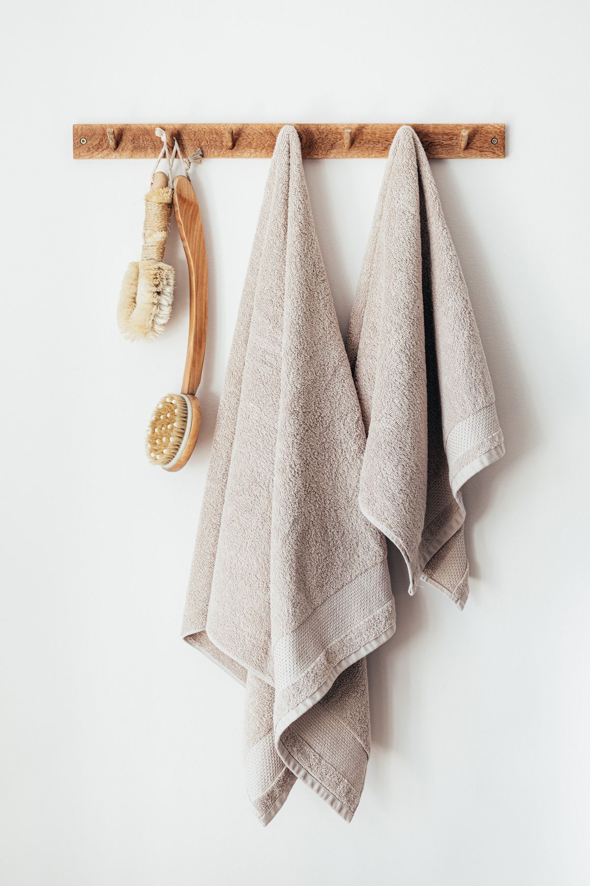 Fresh towels at a nail and spa studio